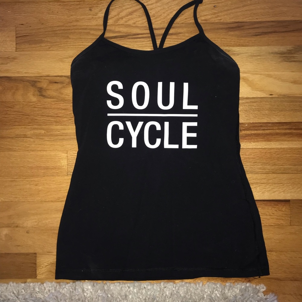 SoulCycle lulu lemon built-in bra tank